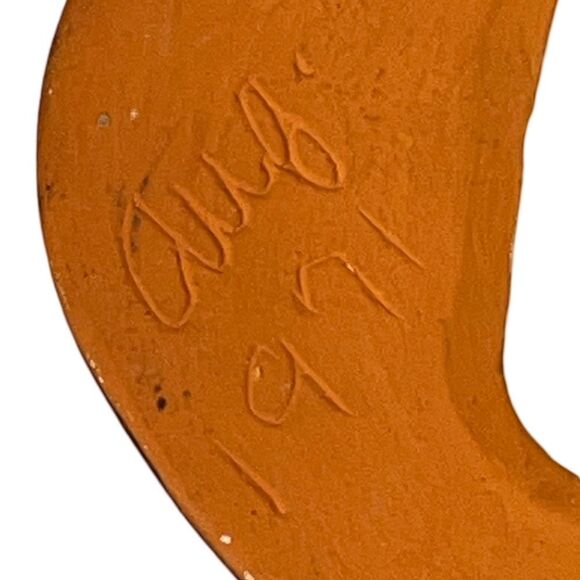 Vintage 70s Anthropomorphic Ceramic Fruit Kitchen Wall Hangings Retro Home Decor - Picture 9 of 11